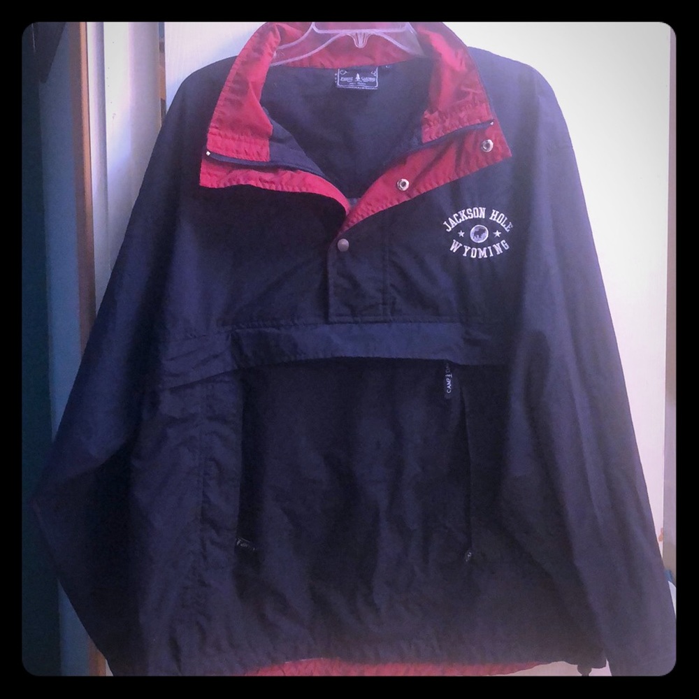 Pullover Jacket drawstring w/hood Jackson Hole